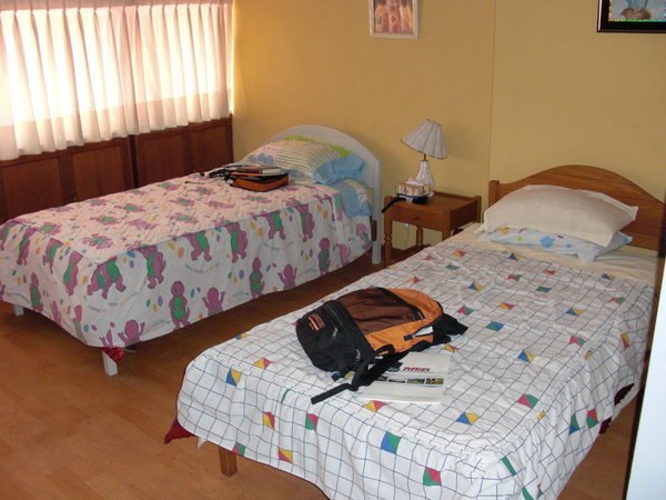 My room in the homestay