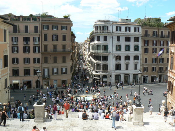 On the Spanish Steps
