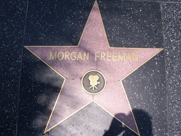 Morgan Freeman's star on the Walk of Fame