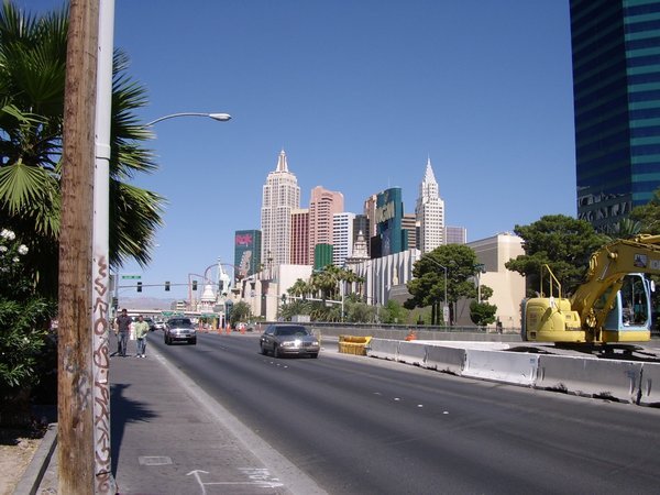 View of the strip