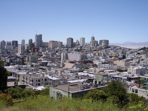 San Francisco Skyline from the Coit Tower