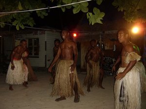 The best entertainment of all the resorts we stayed at  the boys of White Sandy Beach putting on a show!