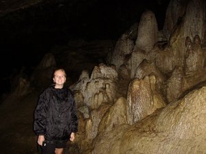 Dianna in Waipu Caves