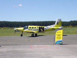 The plane at Taupo Tandem Skydiving