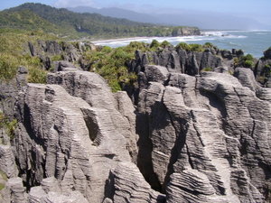 Pancake Rocks and Blow Holes at Punakaikai