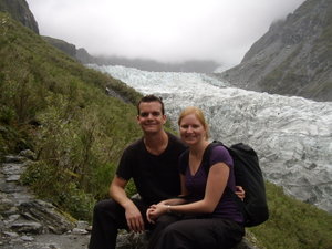 Us on our way to Fox Glacier