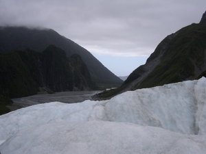 View from the top of the Glacier