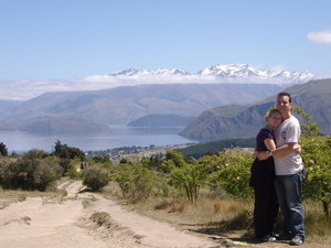 Us at the top of Mount Iron in Wanaka