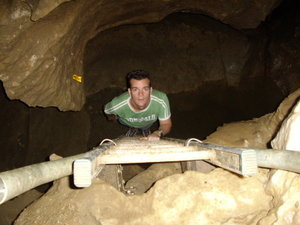 Matt in Clifden Caves