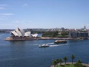 The View from Sydney Harbour Bridge