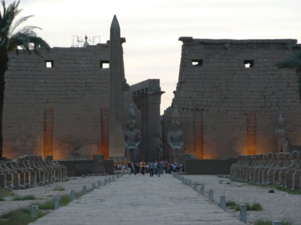 Karnak Temple at Dusk