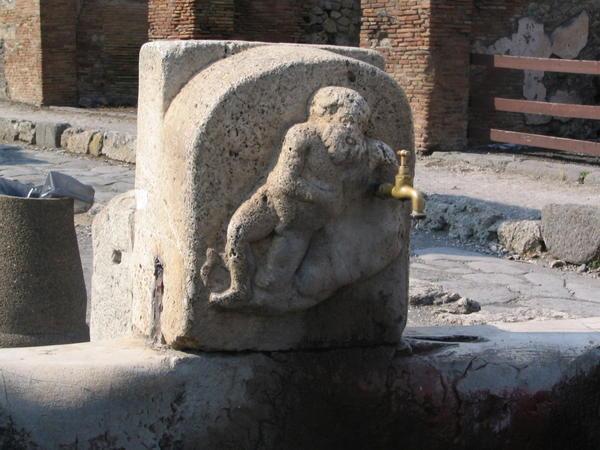 Pompeii - water outlet