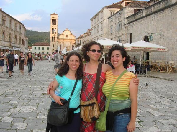 The gals in the main square