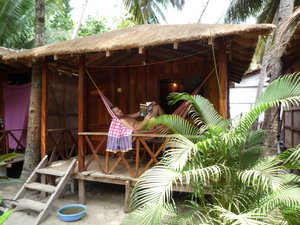 Our beach hut!