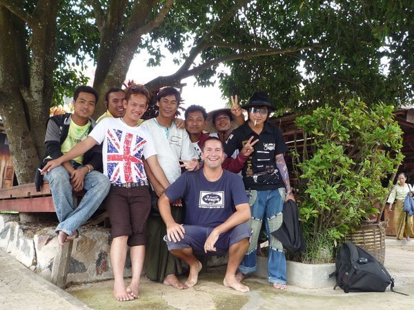 Dave being 'down' with the locals, Inle Lake