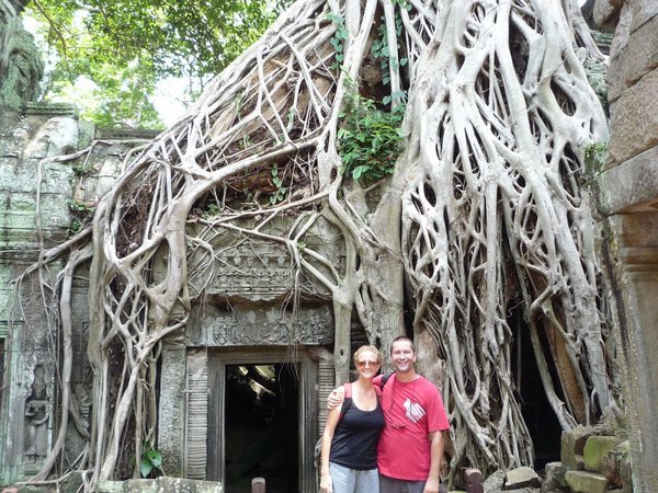 Ta Phrom Temple, overgrown by trees