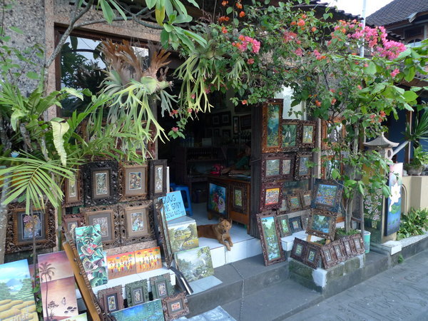 Picture shop in Ubud