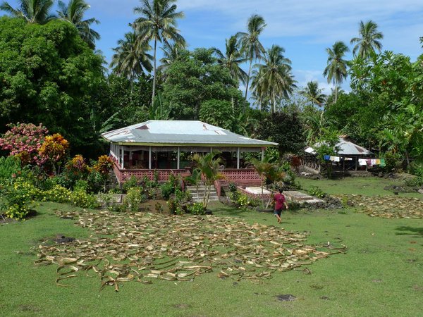 Traditional village fale