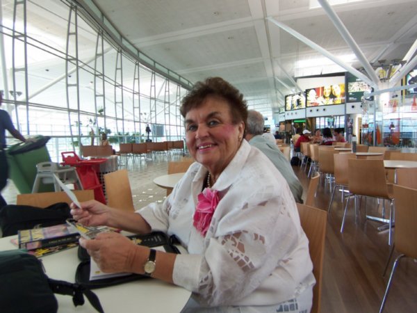 Mel at Brisbane International Airport