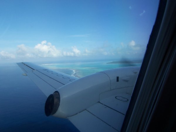First Glimpses of Aitutaki Lagoon