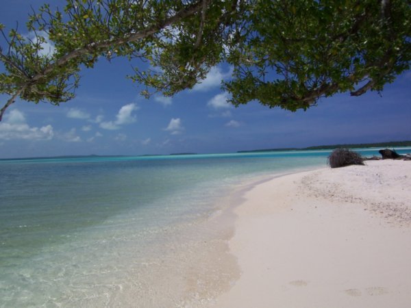 00188 Where Are We - Oh, That's Right - Heaven!  One Foot Island, Aitutaki Lagoon - 13 Feb 09