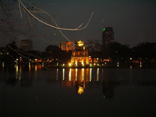 Lake at night - Hanoi