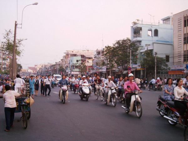 Motorcycles in Saigon