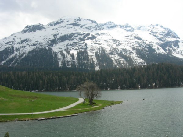 View from St Moritz