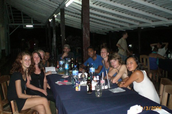 The group we were in Ometepe with