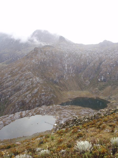 alpine lakes under Pico Bolivar