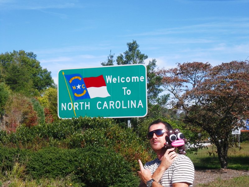 Jeff and Gerry enter North Carolina