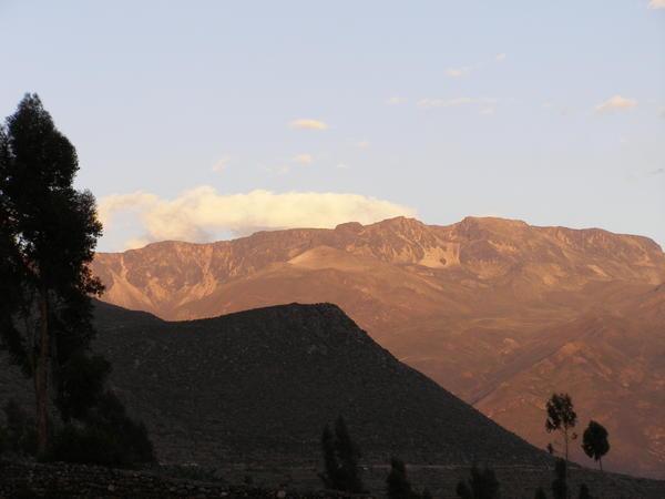 Sunset in the Colca