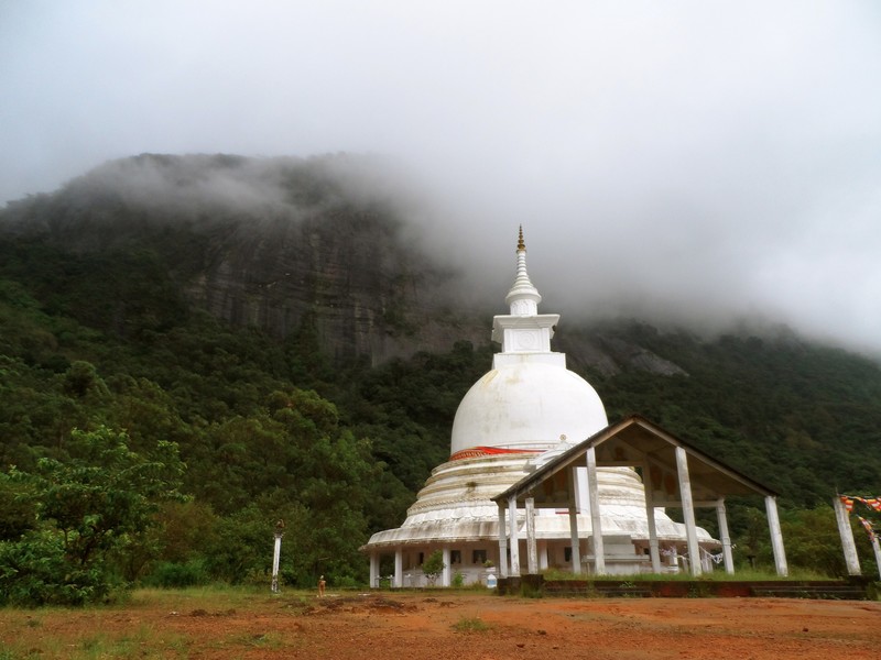 Buddhist temple on the peak