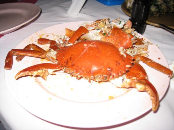 Reassembled crab