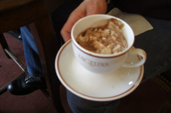 Angelina's famous hot chocolate