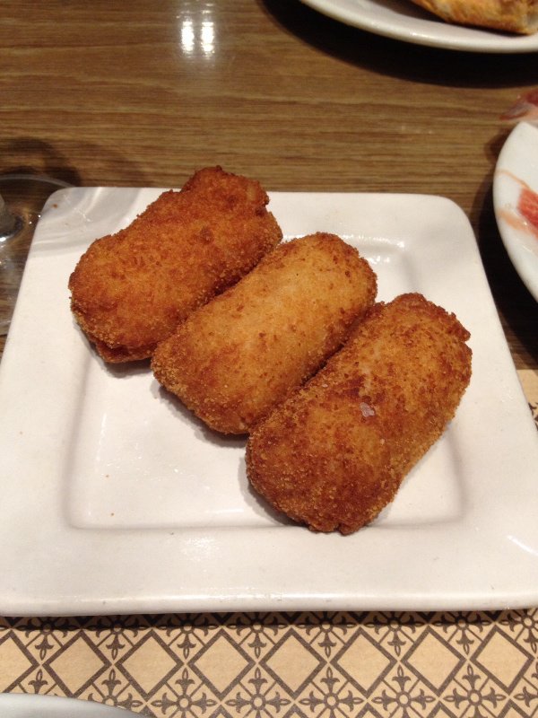 Croquettes with bacon