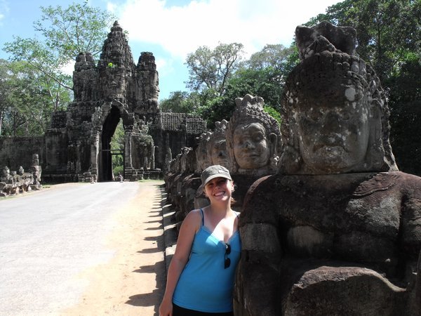 Entrance to Angkor Ruins 