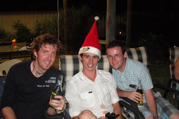 The lads at our Christmas Staff BBQ