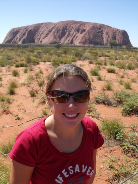Me in front of Uluru