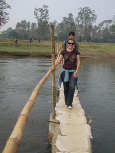Gemma towards the end of our stay in Chitwan National Park