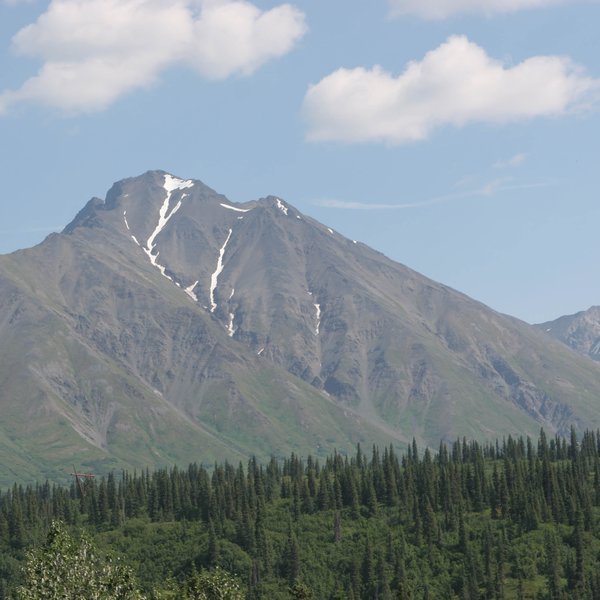 Mountains across Broad Pass