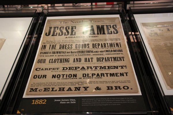 Jesse James Dead. Hats for Sale.