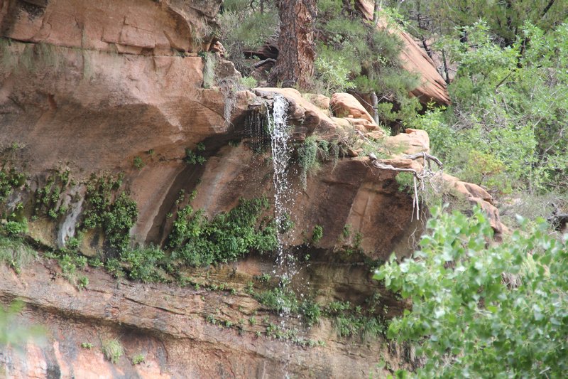 Waterfall into the Lower Emerald Pool