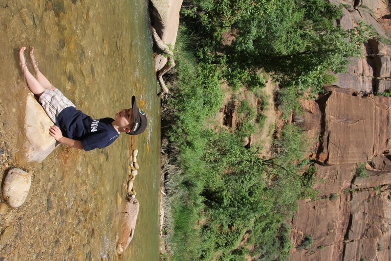 Cooling off in the Virgin River