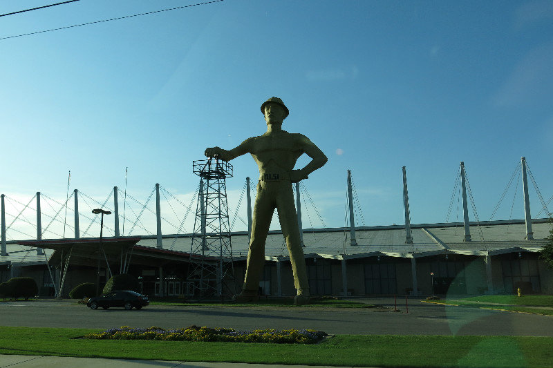 The Golden Driller at Tulsa Expo Center