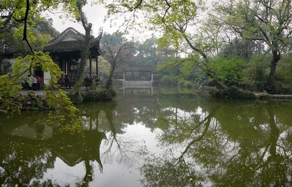 Mooi zicht in het Xihui park.