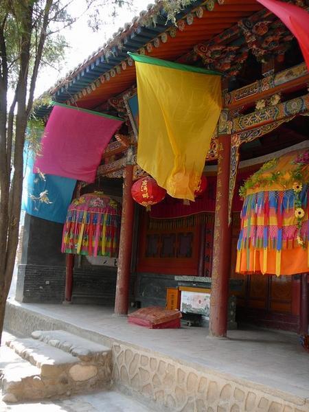 Een tempeltje van Wanshouguan.