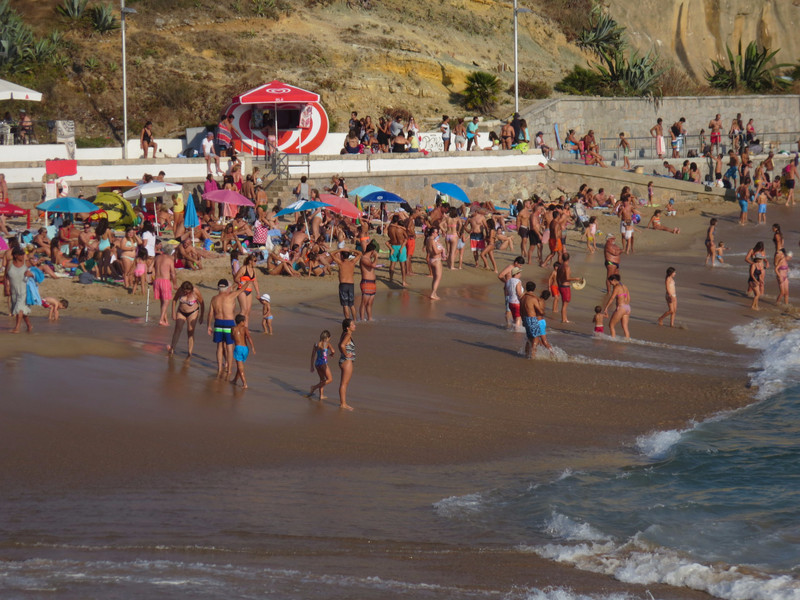 The beach in Estoril