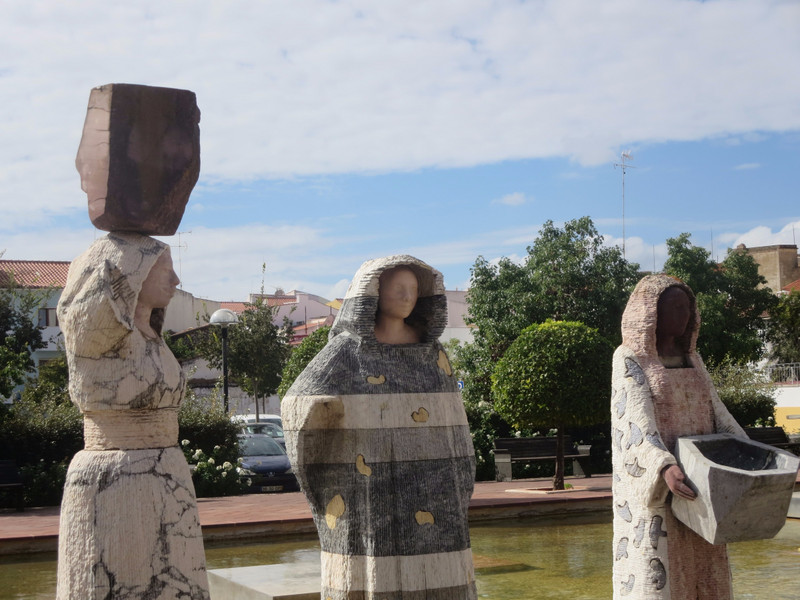 Sculptures in a Silves park