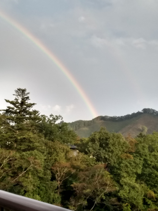 Double rainbow over Ome